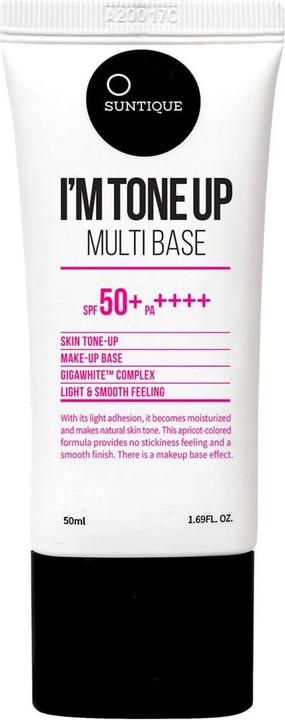Suntique I'M TONE UP Multi Base SPF50+ (Sonnencreme Gesicht, SPF 50, 50 ml)