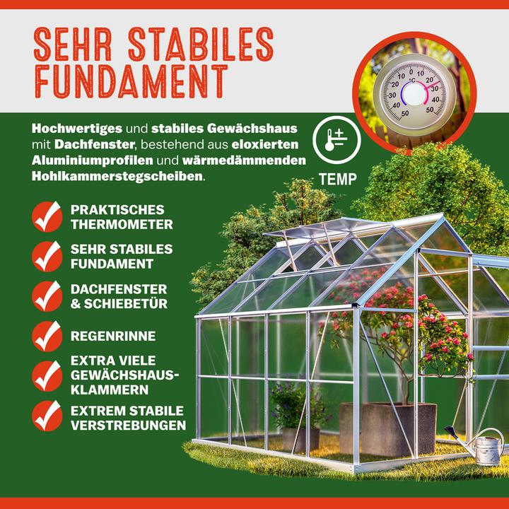 Actual product image Gardebruk Greenhouse