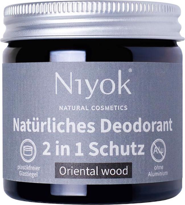 Immagine prodotto Niyok Crema deodorante Legno Orientale (Crema, 40 ml)