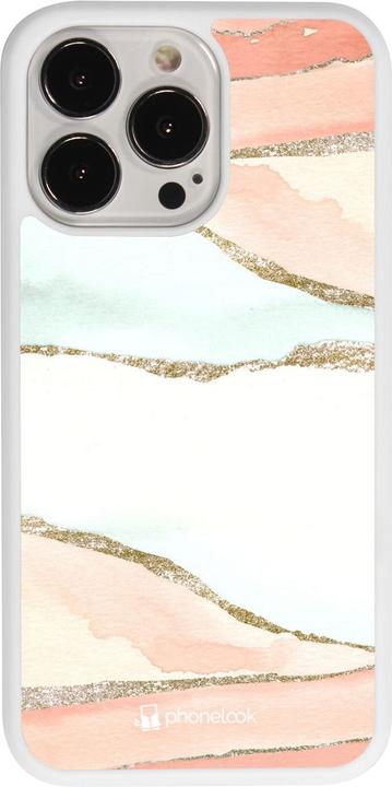 Image du produit PhoneLook Coque Silicone rigide blanc Shimmering Orange (Apple iPhone 13 Pro)