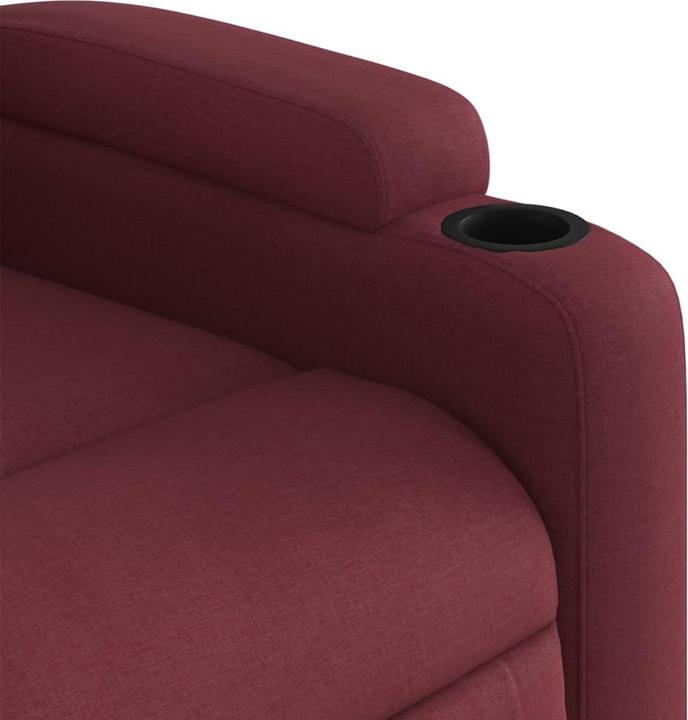 Produktbild VidaXL Massagesessel Weinrot Stoff,Farbe: Weinrot,Material: Stoff
