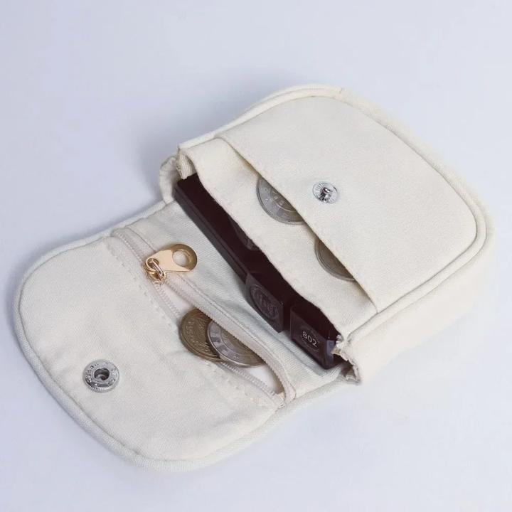 Produktbild Only-Bags.Store Portable Münze Brieftasche neue solide Farbe Mini Bargeld Brieftas