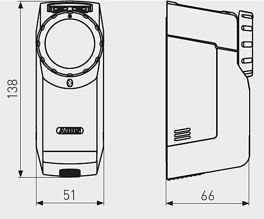 Image du produit Abus Entraînement de serrure HomeTec Pro CFA3100 W BT (Smartphone)