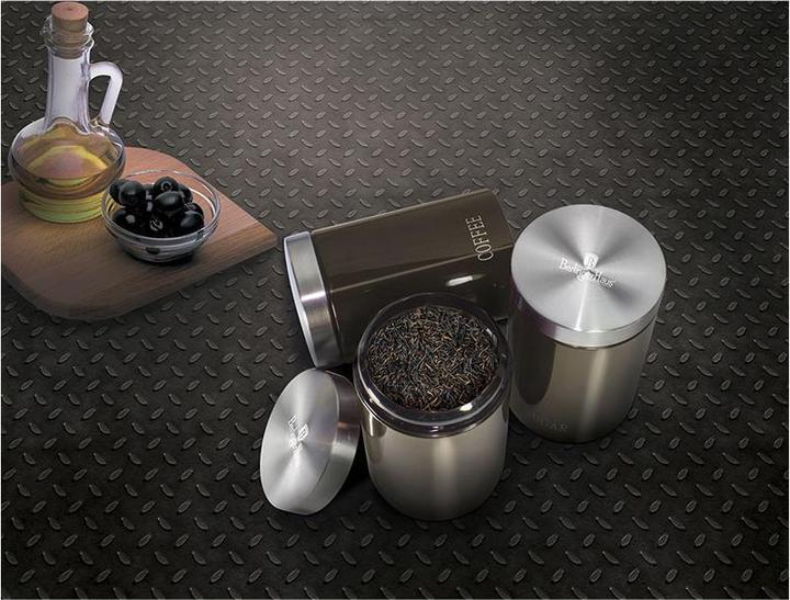 Actual product image BerlingerHaus 3-piece canister set metal