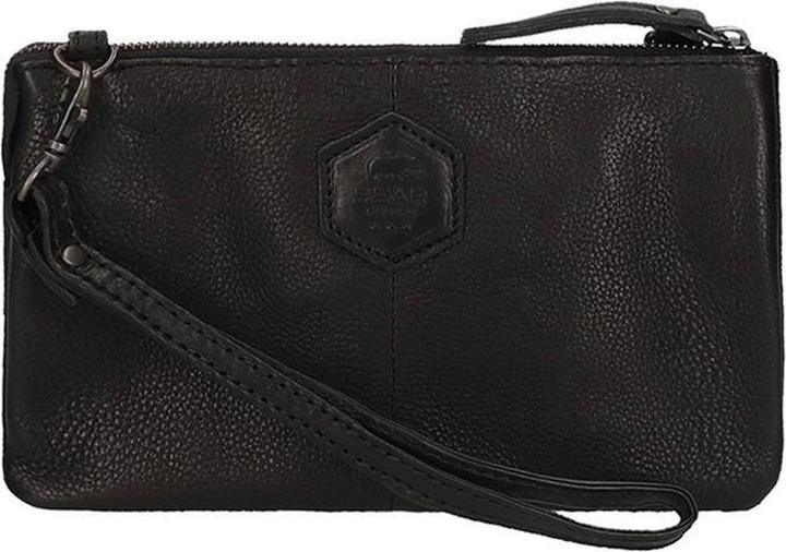 Image du produit Bear Rock Bärende Design Uma Leder Umhängetasche / Clutch - Schwarz