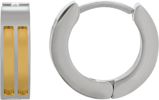 Immagine prodotto Jourdan Boucles d'Oreilles en acier bicolore (Acciaio)