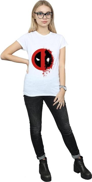 Immagine prodotto Deadpool Split Splat Logo Maglietta Donna (M)