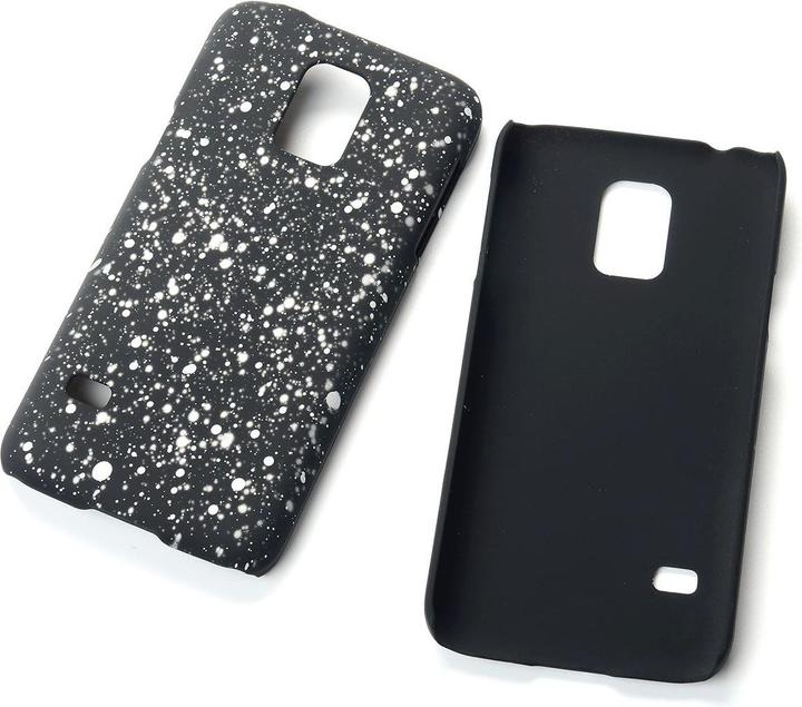 Actual product image König Design Mobile Cover Protection Case Bumper Cases for Samsung Galaxy S5 Mini 3D Stars White (Samsung Galaxy S5 Mini)