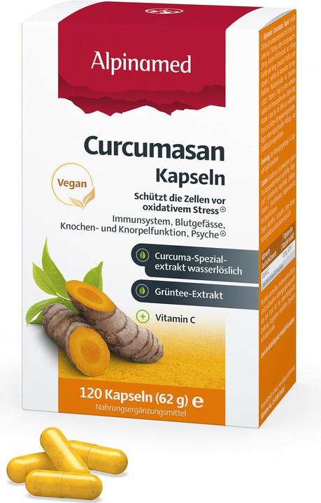Image du produit Alpinamed Capsules de curcuma (120 pièce(s), Capsules, 100 g)