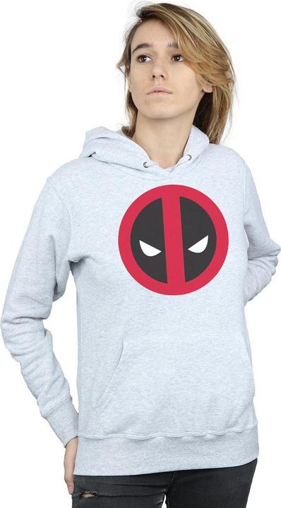 Actual product image Womens/Ladies Deadpool Large Clean Logo Hoodie (XXL)