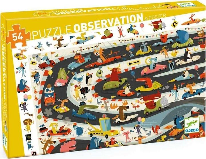 Immagine prodotto Djeco Puzzle Rally 54 pezzi (54 pezzi)
