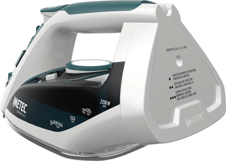 Image du produit Imetec ZeroCalc Z1 2500 Fer à repasser à vapeur et à sec Acier inoxydable Couleur feuille de thé (2200 W, 120 g/min)