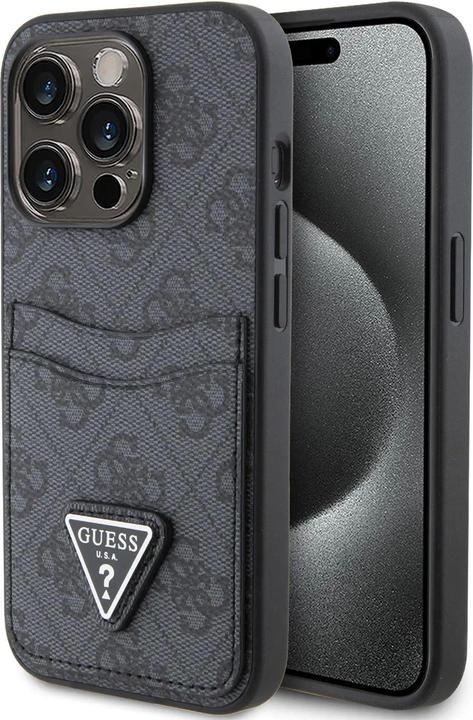 Immagine prodotto Guess Custodia in pelle PU con doppio slot per carte 4G (Apple iPhone 15 Pro Max)