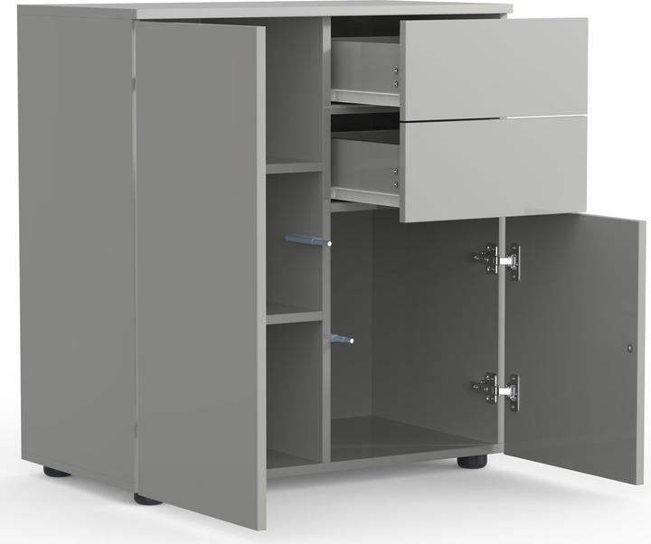 Produktbild VCM Kommode Sideboard Dalosa 4 Schublade (70 x 39 x 77 cm)