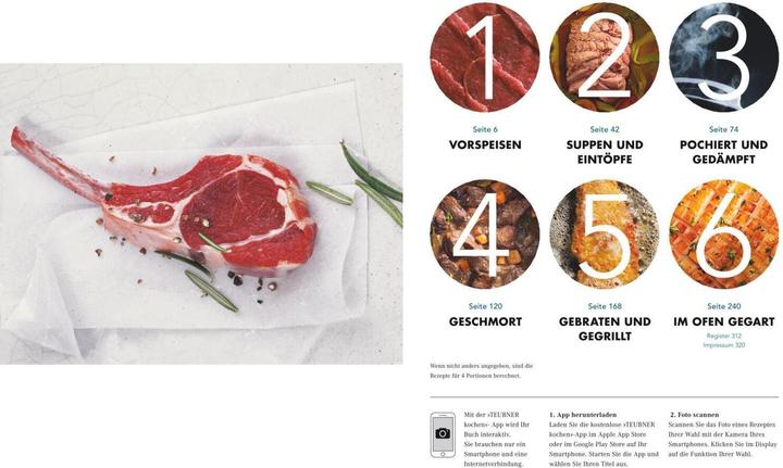 Actual product image Teubner kochen - Fleisch (German, Teubner, 2015)