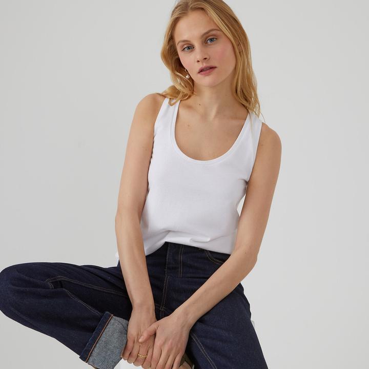 Immagine prodotto La Redoute Collections Top senza maniche con schiena da nuotatore (S)