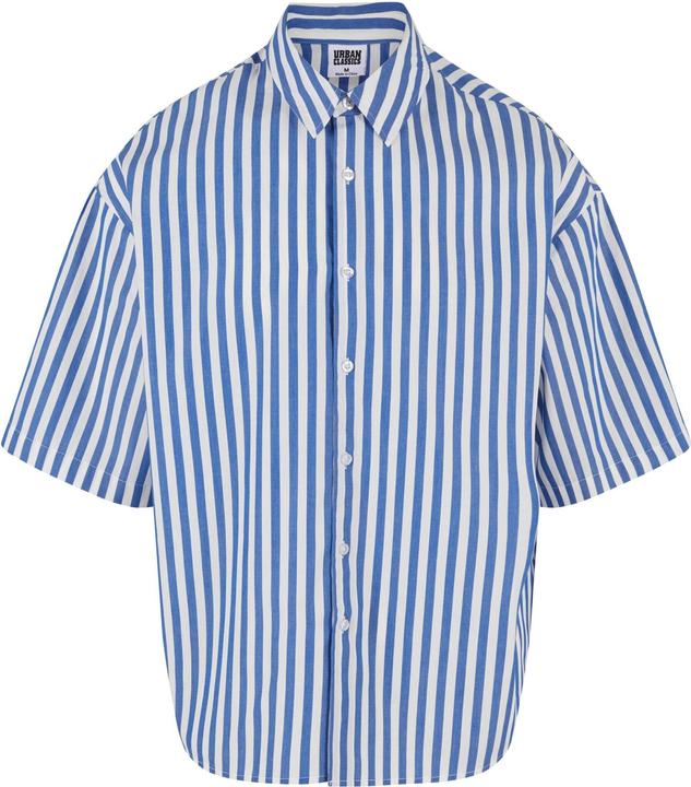 Urban Classics Striped Short Sleeve Summer Shirt - 138067