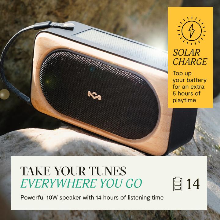 Produktbild House of Marley Roots Solar Bluetooth Lautsprecher (14 h, Solarenergie)