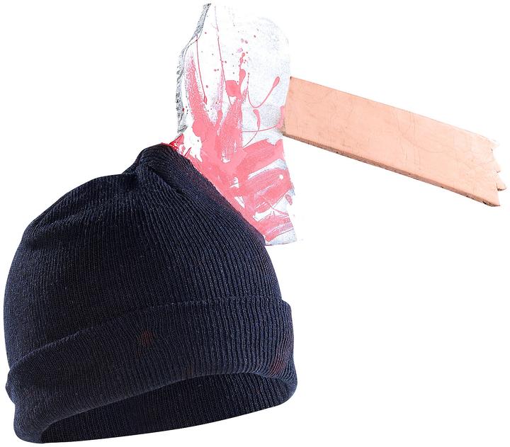 Infactory Cappello di Halloween "Axe in the Head