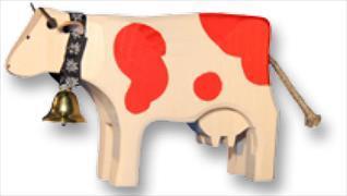 Immagine prodotto Trauffer Mucca 3 in piedi rossa 1026