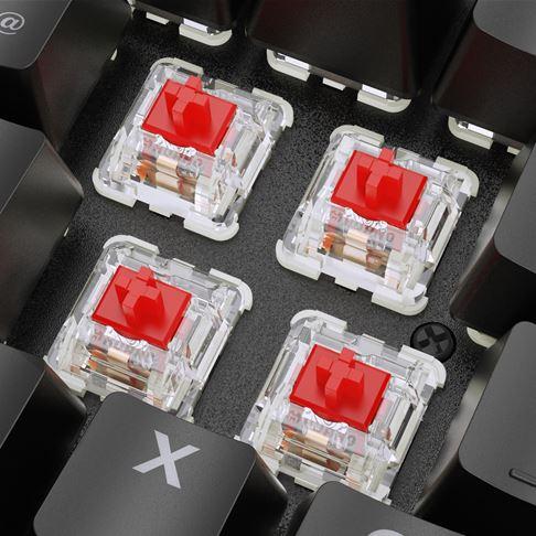 Produktbild Sharkoon SKILLER SGK36W Red DE (DE, Kabellos)