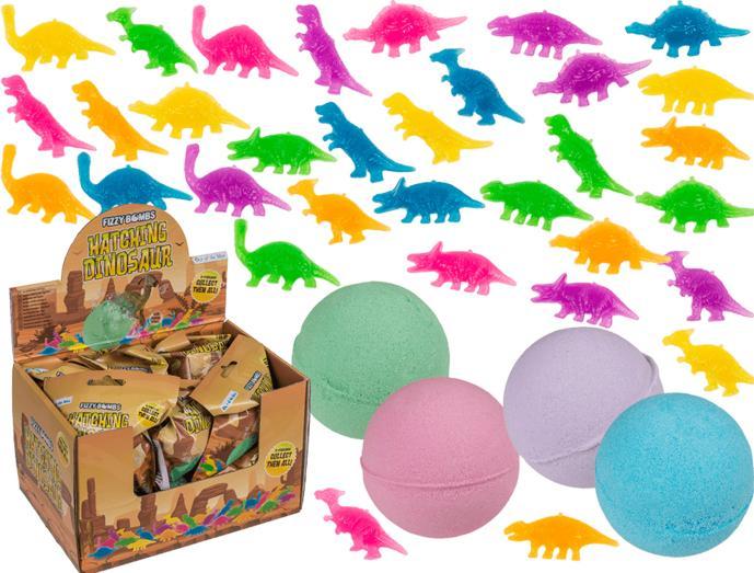 Productafbeelding Magni Bubbelbal met dinosaurusfiguur (Badbommen)