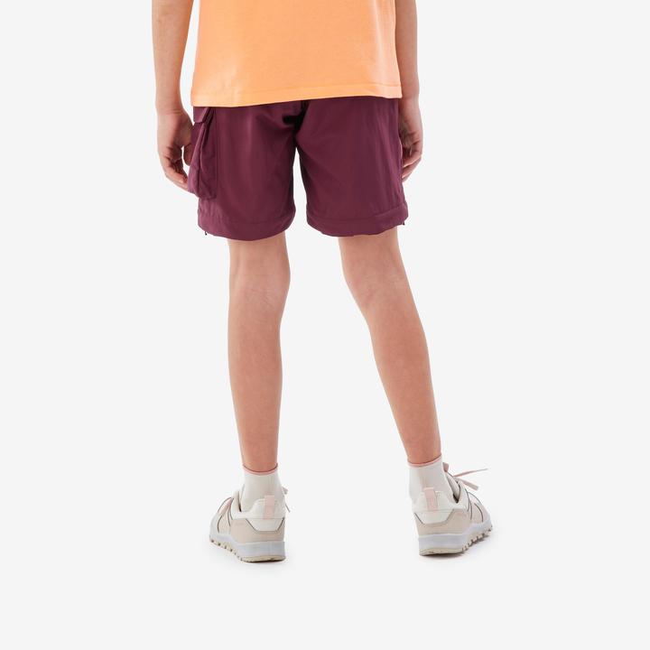 Immagine prodotto Quechua Zip-Off-Hose Kinder Gr. 123–172 Wandern - MH500 bordeaux (8, 9, 10)