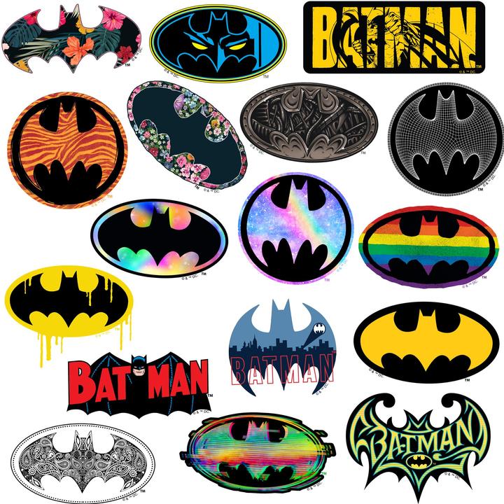 Immagine prodotto Batman Deluxe Logo Adesivi Misura Confezione 100