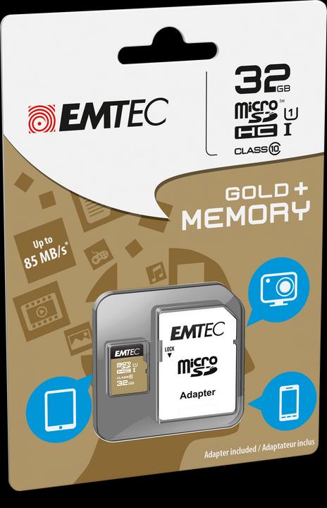 Actual product image Emtec gold elite (32 GB, microSDHC, U1, UHS-I)