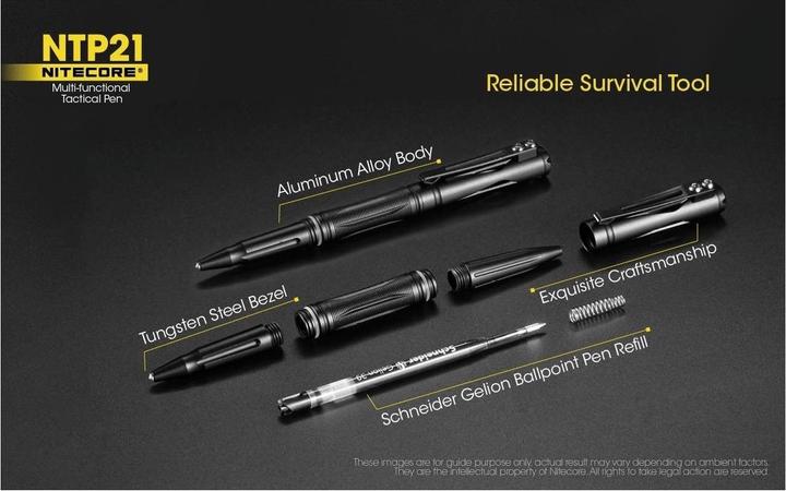 Produktbild Nitecore Tactical Pen NTP21 (Schwarz, 1 x)
