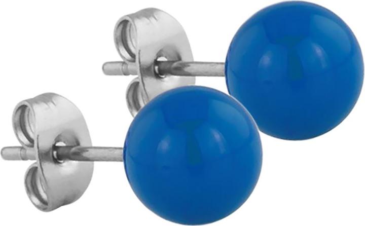 Produktbild Star Piercing Ohrstecker blau Kugel (Chirurgenstahl 316L, ohne Messing)