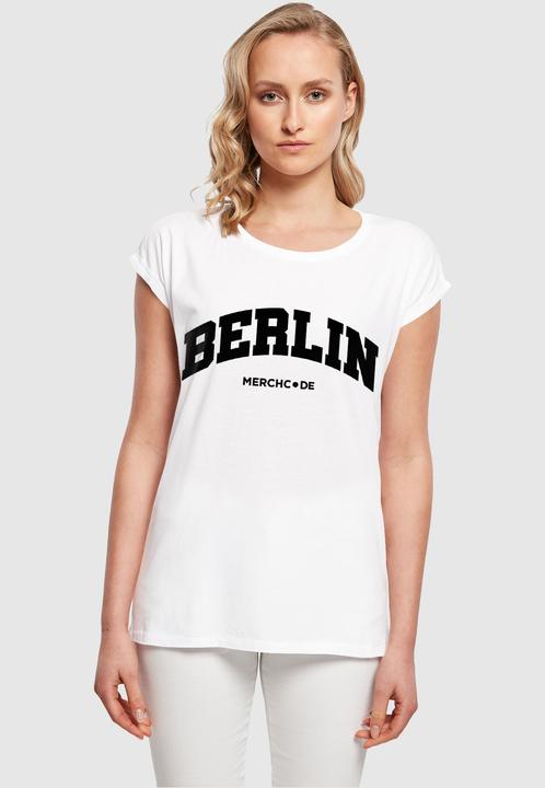 Actual product image Merchcode Ladies Berlin Wording - T-Shirt - 112975 (XL)