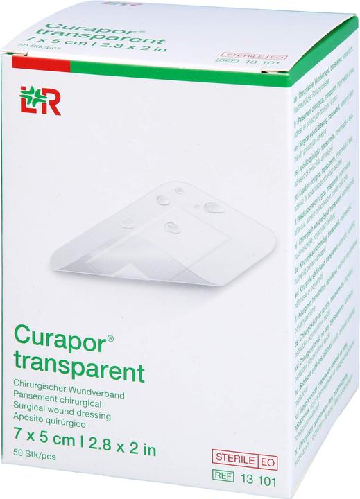 Immagine prodotto Curapor Medicazione ferita 7x5cm trasparente (50 x)