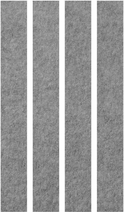 Image du produit Hammerbacher Ensemble de panneaux muraux acoustiques (25 x 2.5 x 200 cm)
