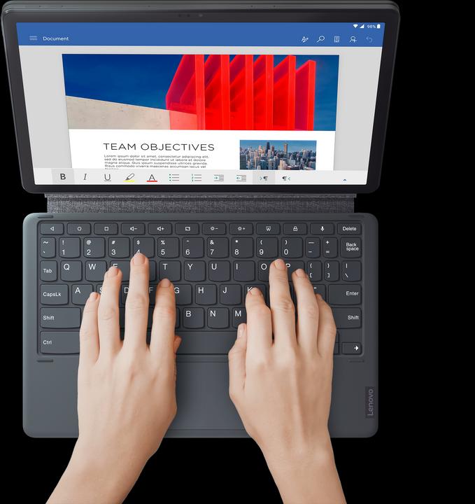 Image du produit Lenovo Tab P11 incl. clavier, Precision Pen 2 (WLAN uniquement, 11", 128 Go, Gris ardoise)