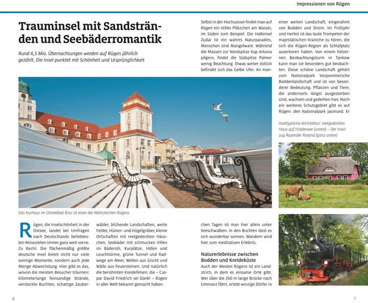 Produktbild Reiseführer Rügen mit Hiddensee und Stralsund (Deutsch, Janet Lindemann, Katja Gartz, 2022)