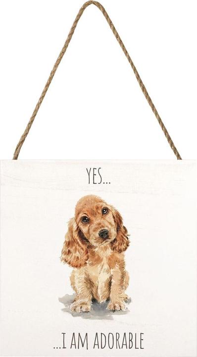 Image du produit Universal Textiles Tableau en bois Cockerspaniel