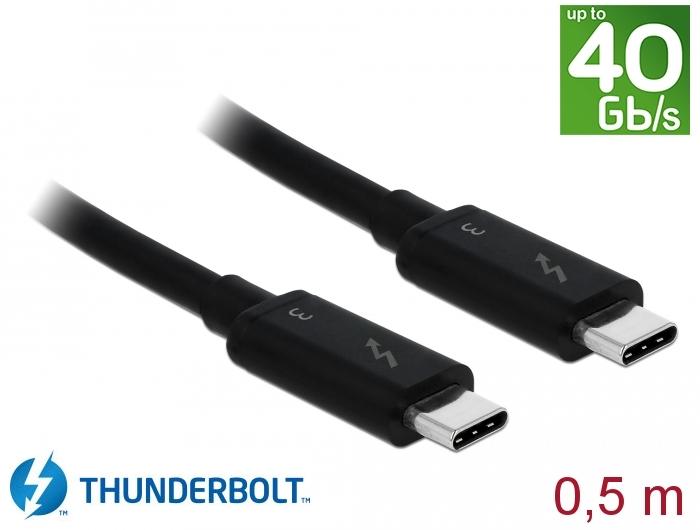 Immagine prodotto Delock Cavo Thunderbolt 3 (0.50 m, USB 3.1)