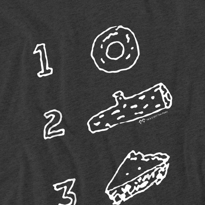 Immagine prodotto Twin Peaks Pie Log Donut Maglietta Adulto Unisex (M)
