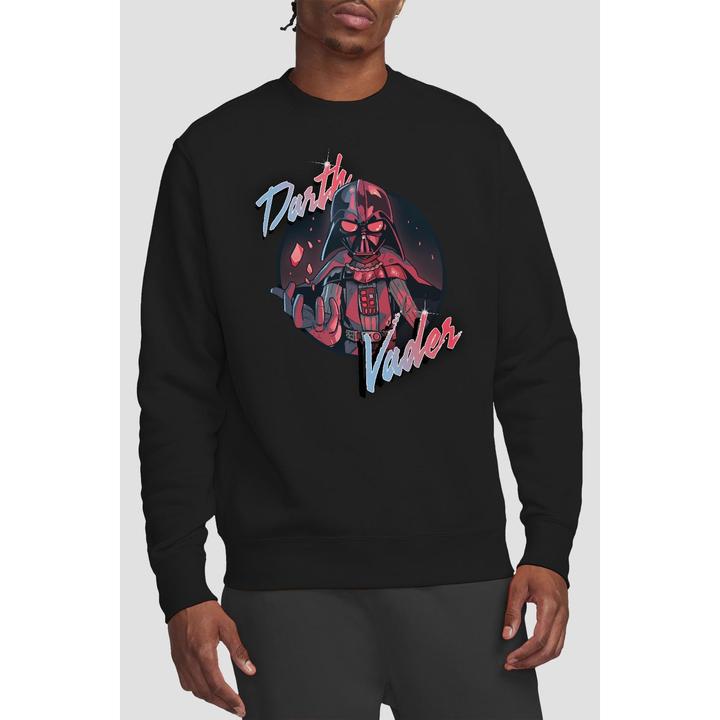 Actual product image Star Wars Unisex Adult Darth Vader Wave Sweatshirt (L)