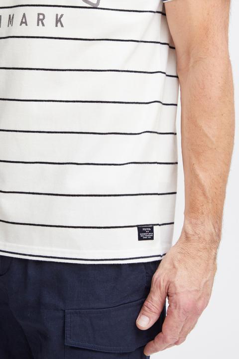 Immagine prodotto FQ1924 FQTom SS t-shirt a righe con stampa logo 21900644 (M)