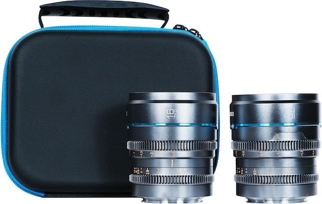 Image du produit Sirui MS-2SRG Nightwalker Series 16 & 75mm T1.2 S35 Manual Focus Cine Lens Bundle (RF Mount, Gun Metal (APS-C / DX)
