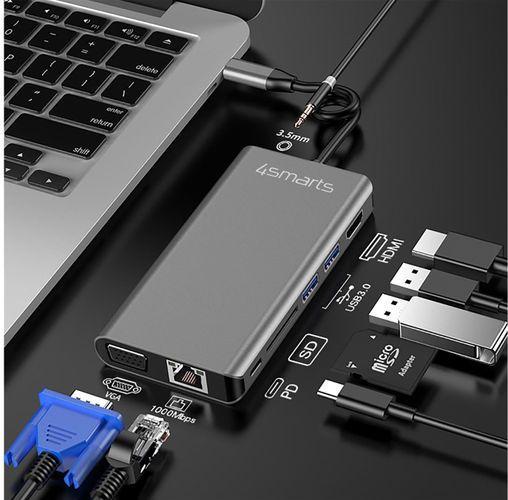 Produktbild 4smarts 8in1 Hub (USB-C, 1 Ports)