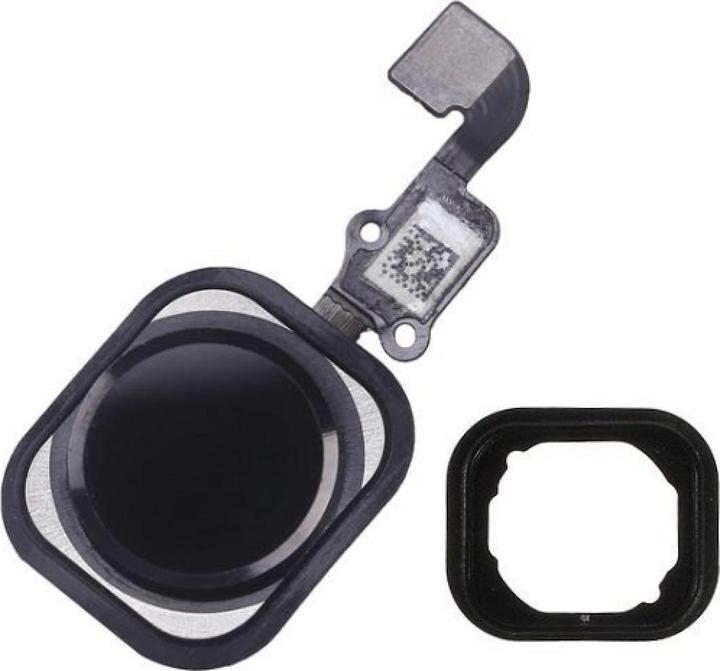 Produktbild Foxconn iPhone 6 Plus Home Button Flexkabel + Home Knopf + Gummiring schwarz (Apple iPhone 6 Plus)