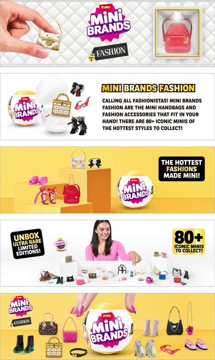 Produktbild Zuru Mini Brands Fashion Minifiguren im Überraschungsball