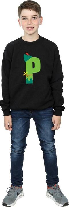 Produktbild Disney Alphabet P Is For Peter Pan Sweatshirt Jungen (128)