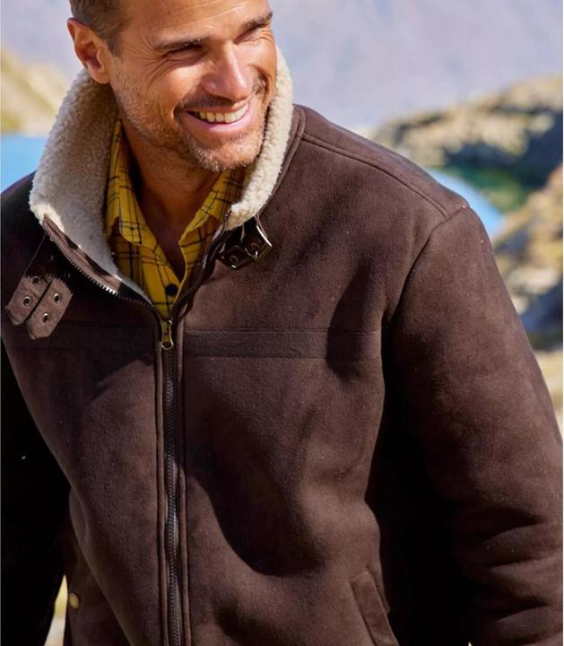 Actual product image Atlas For Men Mens Faux Suede Jacket (XL)