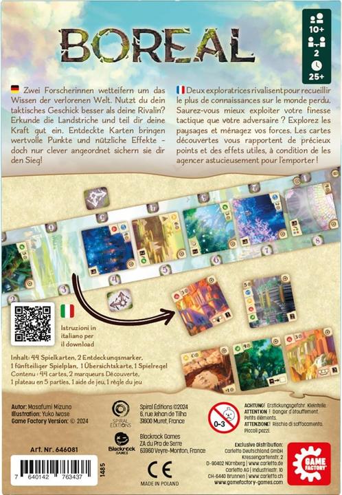 Produktbild Game Factory Boreal (mult) (MQ6) (Französisch, Italienisch, Deutsch)