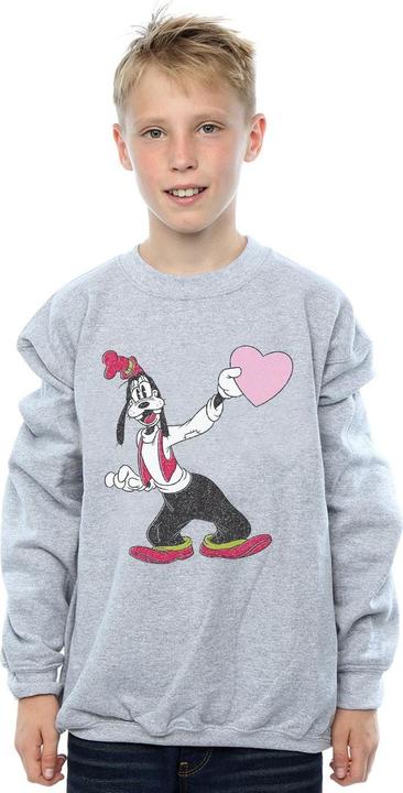 Actual product image Disney Boys Goofy Love Heart Sweatshirt (128)