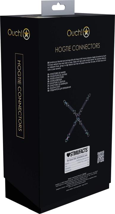 Produktbild Ouch! Venice Collection - Hogtie Connectors - Black